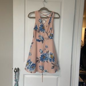 Lulu’s Pink Floral Dress
